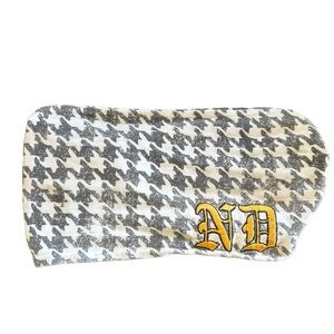 No Doubt Authentic Band Merchandise Headband Houndstooth and No Doubt Logo Y2k